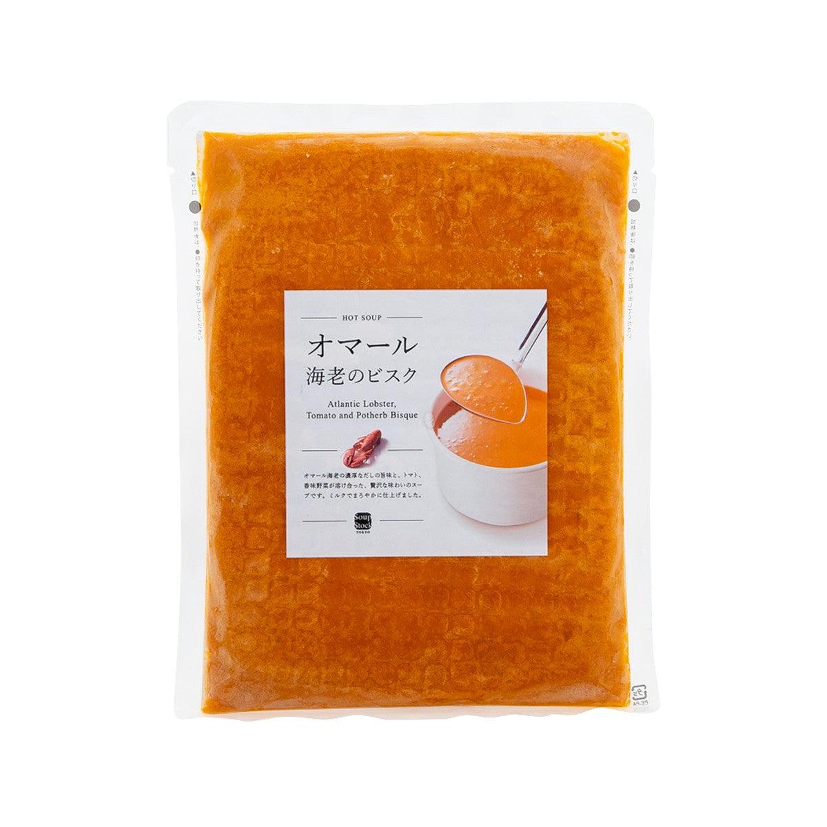 SOUPSTOCK TOKYO lobster bisque pouch, 500g, orange soup with front label