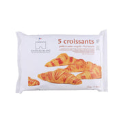 CHATEAU BLANC pure butter croissant pack, 5 croissants, 325 g bag