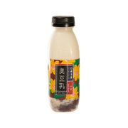 HAKATAYA red bean soymilk bottle with black cap and front label
