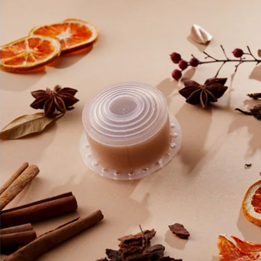 Vita filter cartridge insert, round translucent top with central circular cap