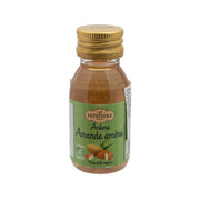 LA PATELIERE organic bitter almond flavouring bottle, 60 mL, glass with gold cap