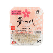 Instant yumetsukushi rice pouch, pink floral label, 200 g