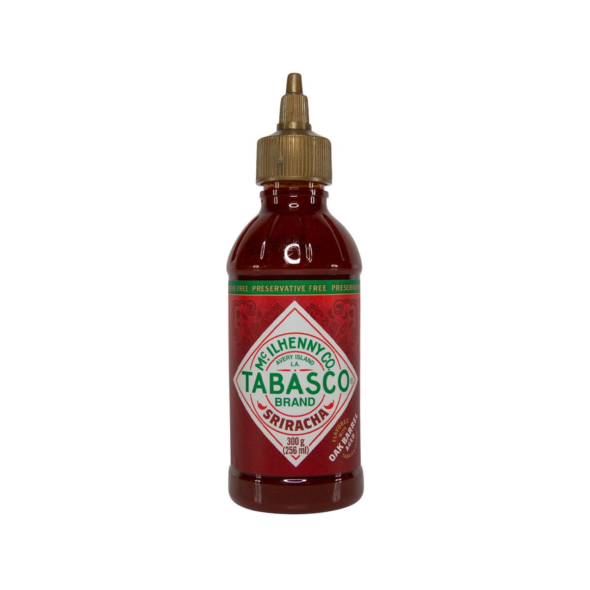 TABASCO Sriracha sauce bottle, 256 mL, red squeeze bottle with nozzle