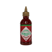 TABASCO Sriracha sauce bottle, 256 mL, red squeeze bottle with nozzle