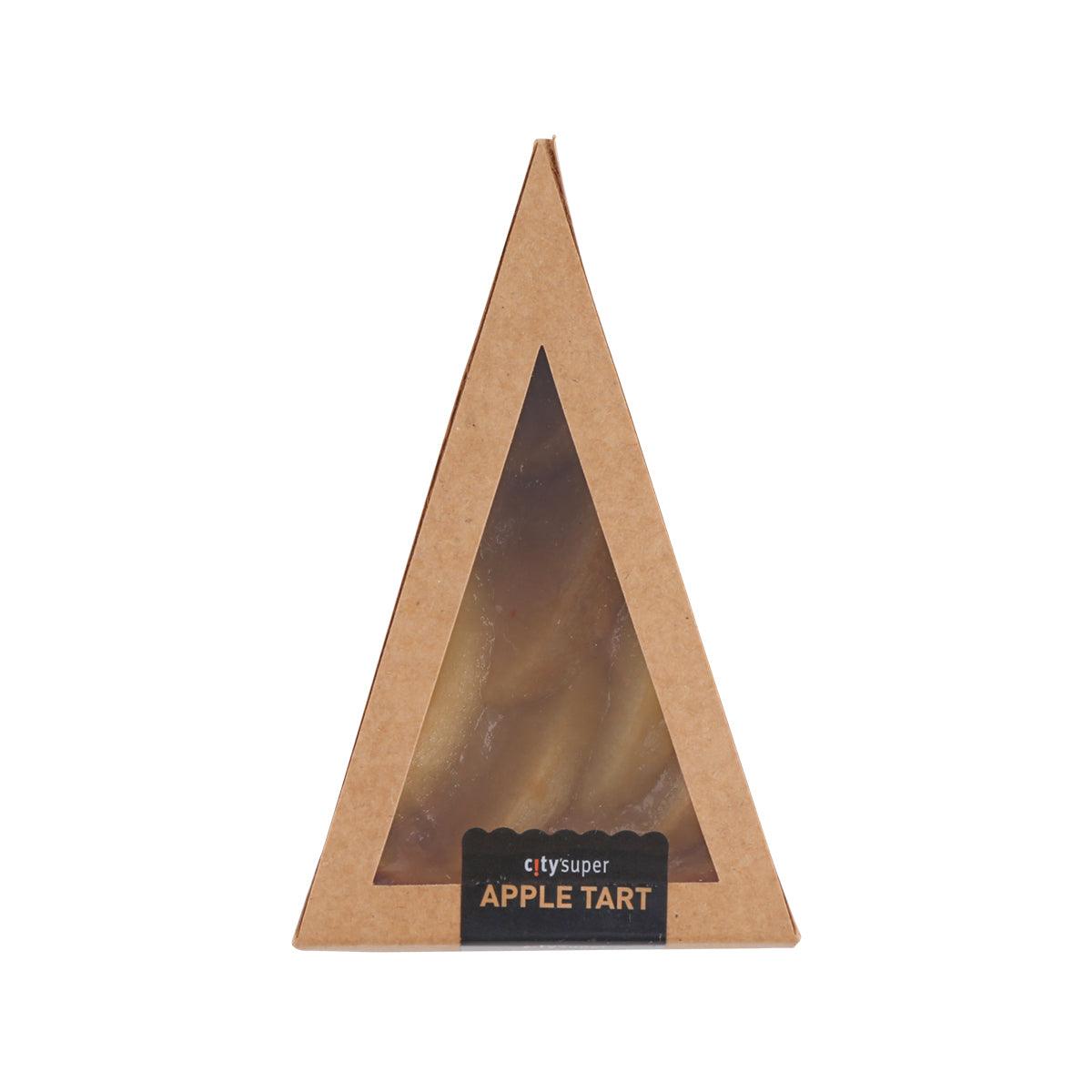 CITYSUPER apple tart triangular package with window and APPLE TART label