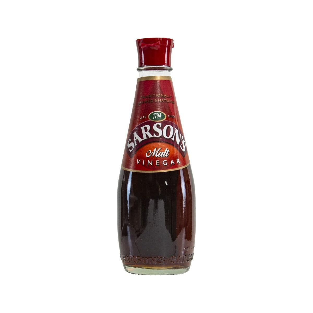 SARSON'S barley malt vinegar 250 mL bottle with red cap