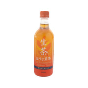 KIRIN Namacha roasted green tea drink bottle, orange cap and front label