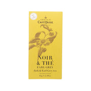 CAFETASSE dark chocolate bar with Earl Grey tea, 85 g front pack