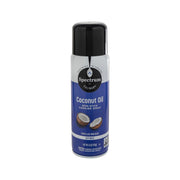 Spectrum culinary coconut oil spray bottle with black cap and blue label, 170 g