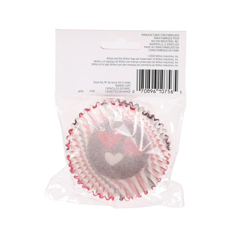 WILTON Valentine Baking Cups - Heart  (75)