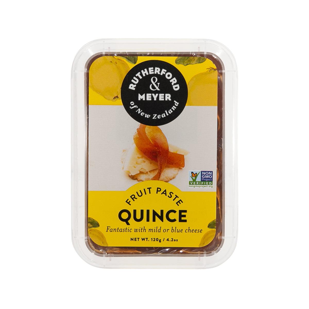 RUTHERFORD&MEYER quince fruit paste in clear plastic container, 120g