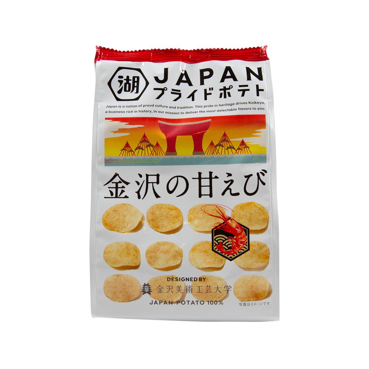 KOIKEYA sweet shrimp potato chips bag (52g)