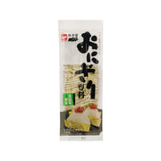Thin cut kelp sheet for rice ball, 16g pouch with visible beige kelp strips