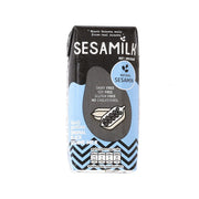 SESAMILK black sesame milk carton, Original (200 mL), front view