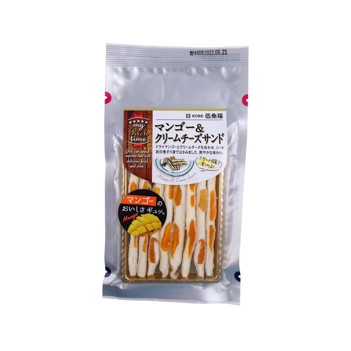 Mango & cream cheese sandwich snack, 45g pouch with sliced sandwich crackers