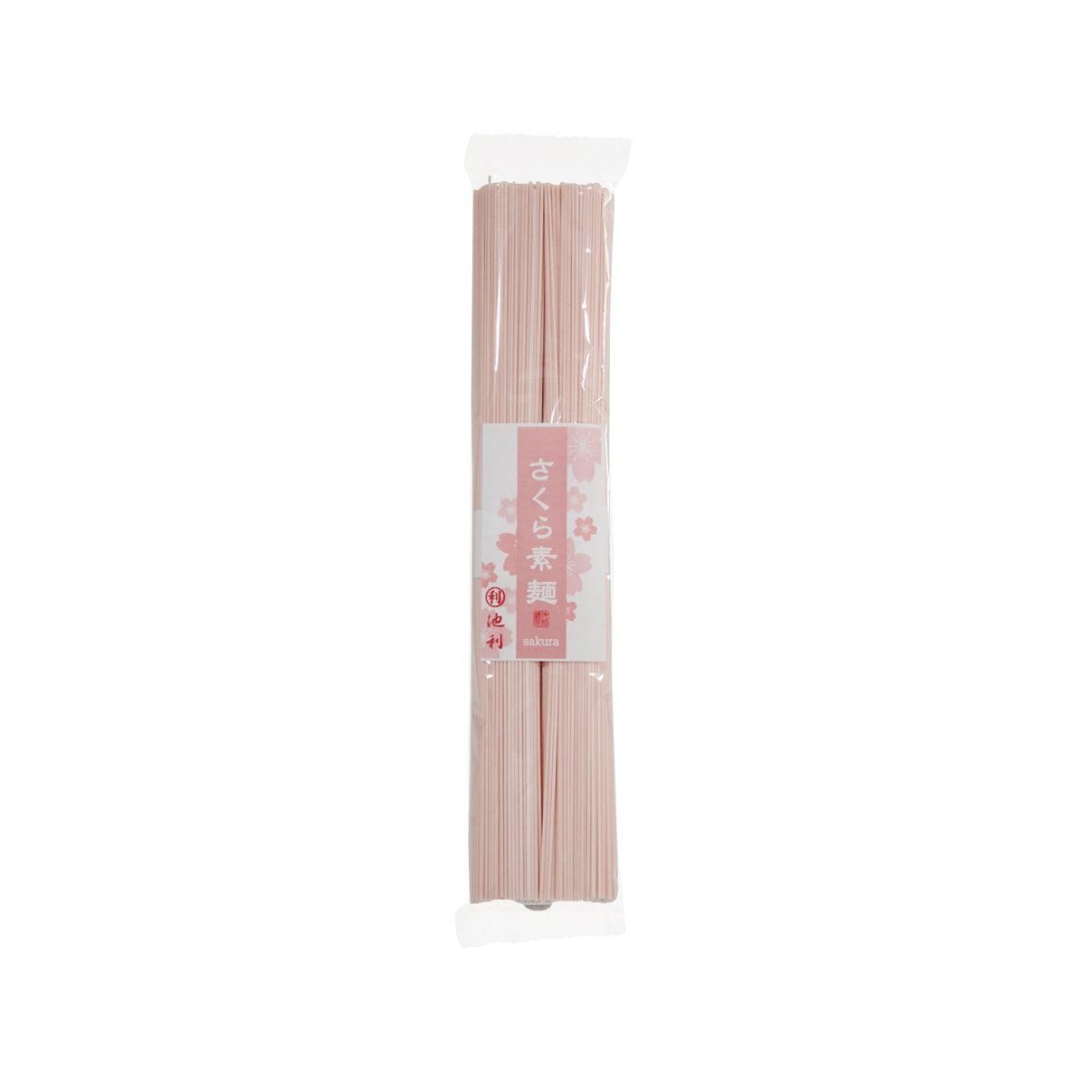 Sakura pink handmade soumen noodle bundle, 100g sealed pack