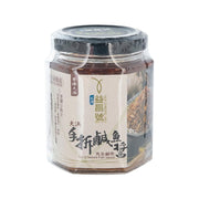 YICK CHEONG HO Tai O salted fish sauce jar, 180g, clear bottle with front label