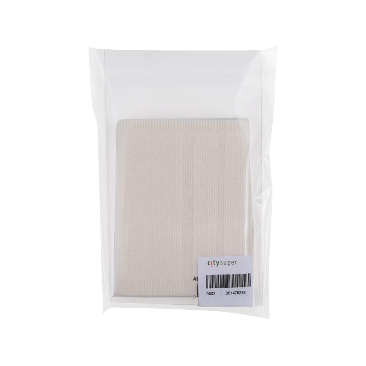 MARIAGE FRERES tea filter bag, pale mesh square in clear plastic wrapper