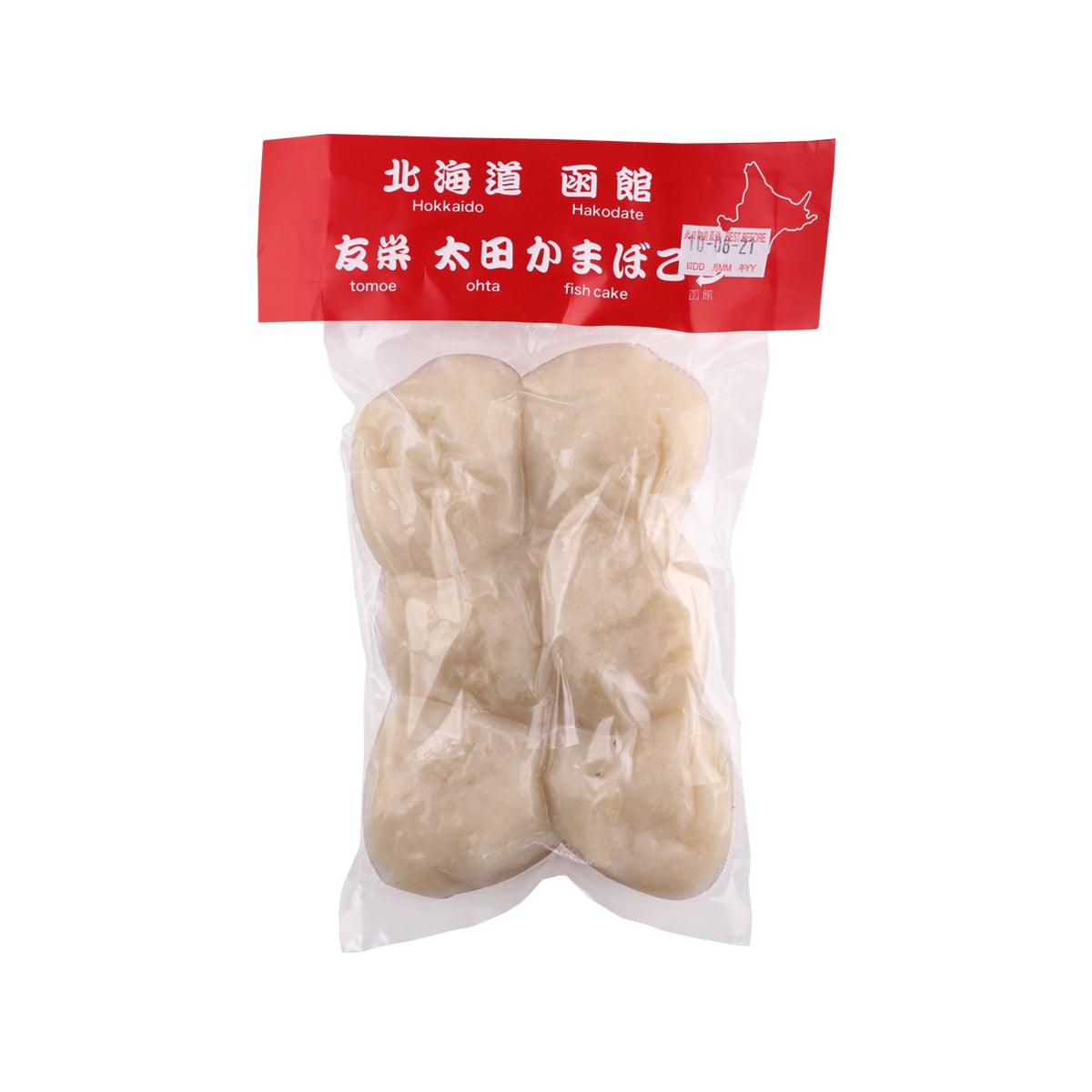 Tofu fish cake balls, 6-pack in clear bag with red front label