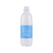 POCARI ion water PET bottle, 500 mL, blue label, white cap, front view