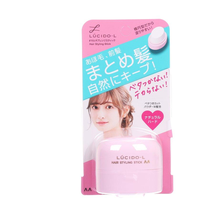 Hair styling stick AA in pink blister packaging with round applicator top