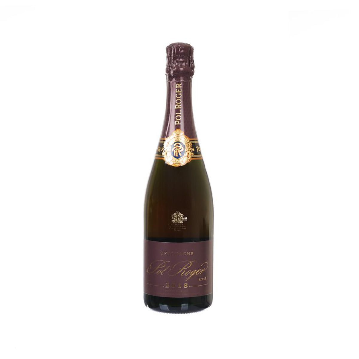 POL ROGER Brut Rosé 750 mL champagne bottle