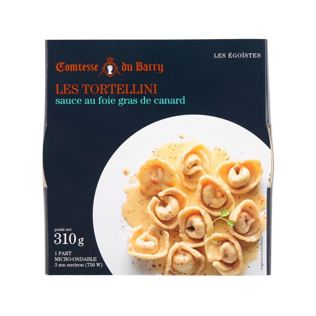 COMTESSE DU BARRY tortellini box with duck foie gras sauce, net weight 310 g
