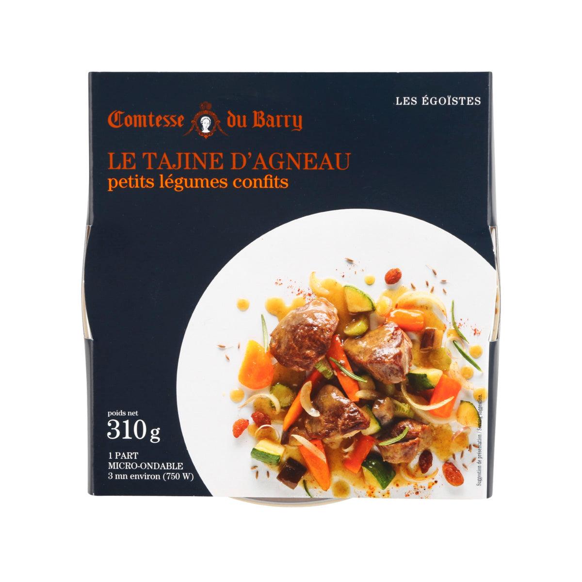 COMTESSE DU BARRY lamb tajine meal box with candied vegetables and carrots