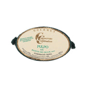 Conservas de Cambados pulpo in olive oil tin lid with product label