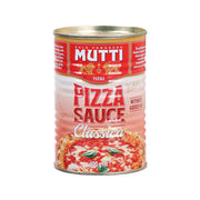 MUTTI Pizza Sauce Classica can, red label, Parma, 400 g net.