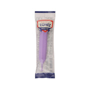 Purple decorating chocolate pen in sealed pouch with squeezable tip