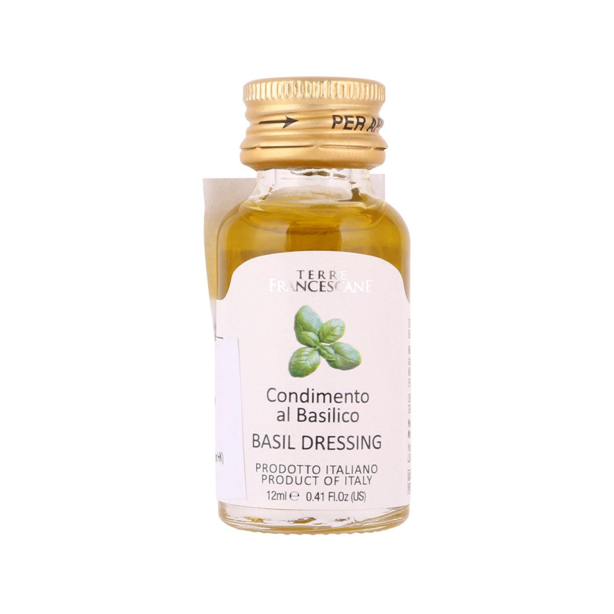 TERRE FRANCESCANE Basil Dressing bottle, 12 mL