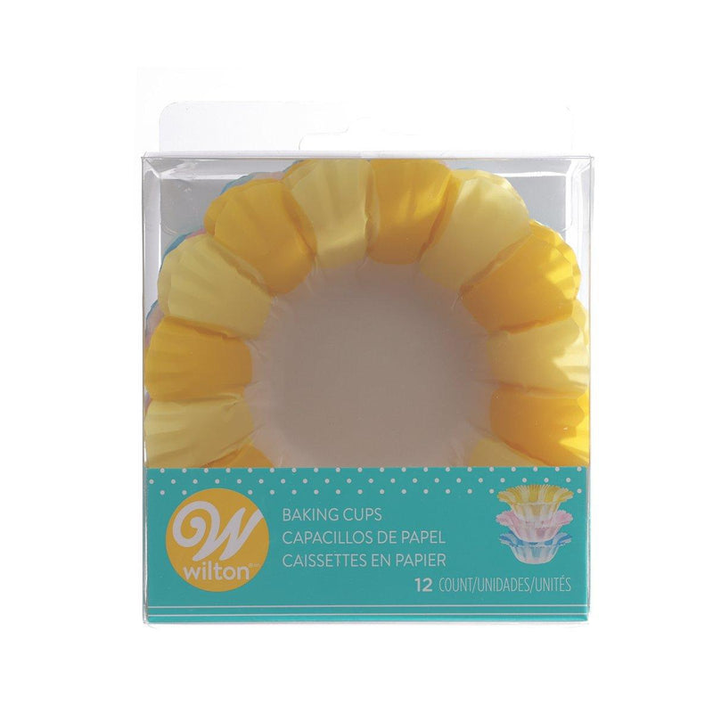 WILTON Easter Flower Baking Cup  (12pcs)