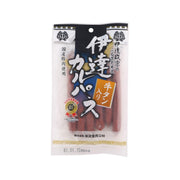 Beef tongue calpas snack pouch with vacuum-sealed brown strips, 130 g
