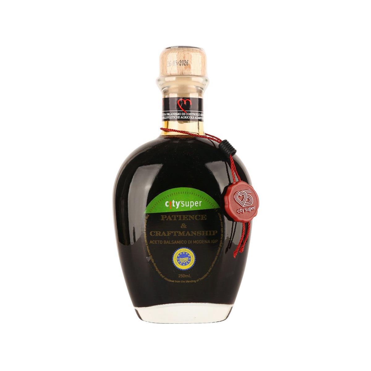 CITYSUPER balsamic vinegar bottle with cork, 250 mL, dark glass