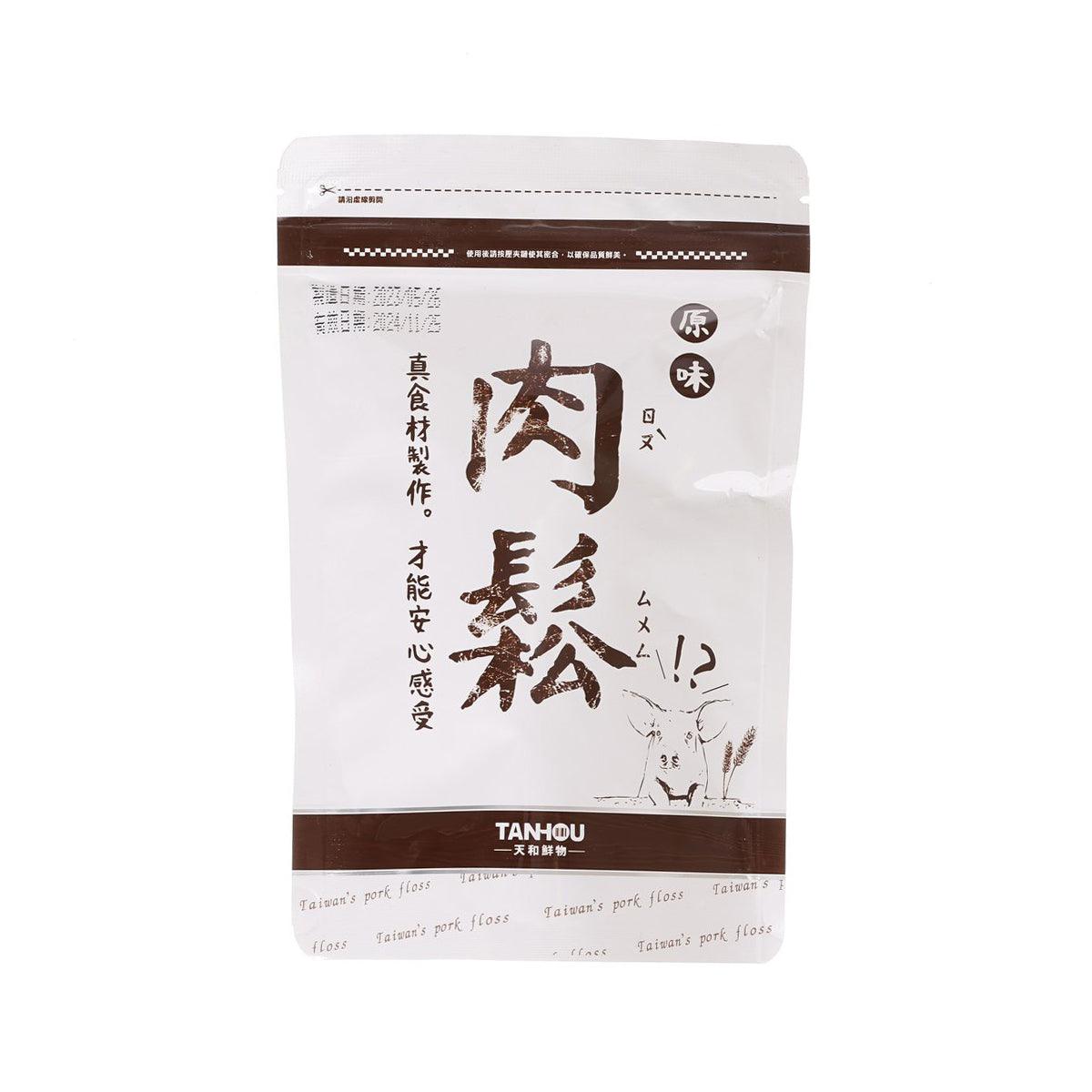 TANHOU pork floss pouch, stand-up package with front label and branding