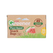 MULTIX Greener plant based snack bags box, kraft cardboard, 35 reusable bags