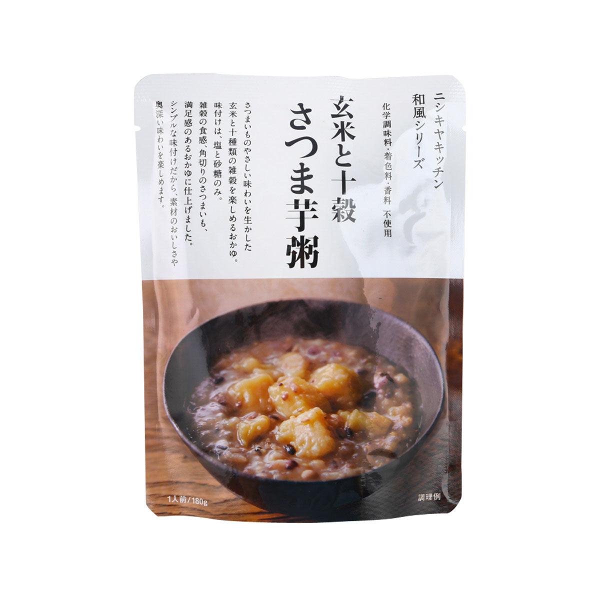 Instant brown rice congee pouch with sweet potato and mixed grains, 180g