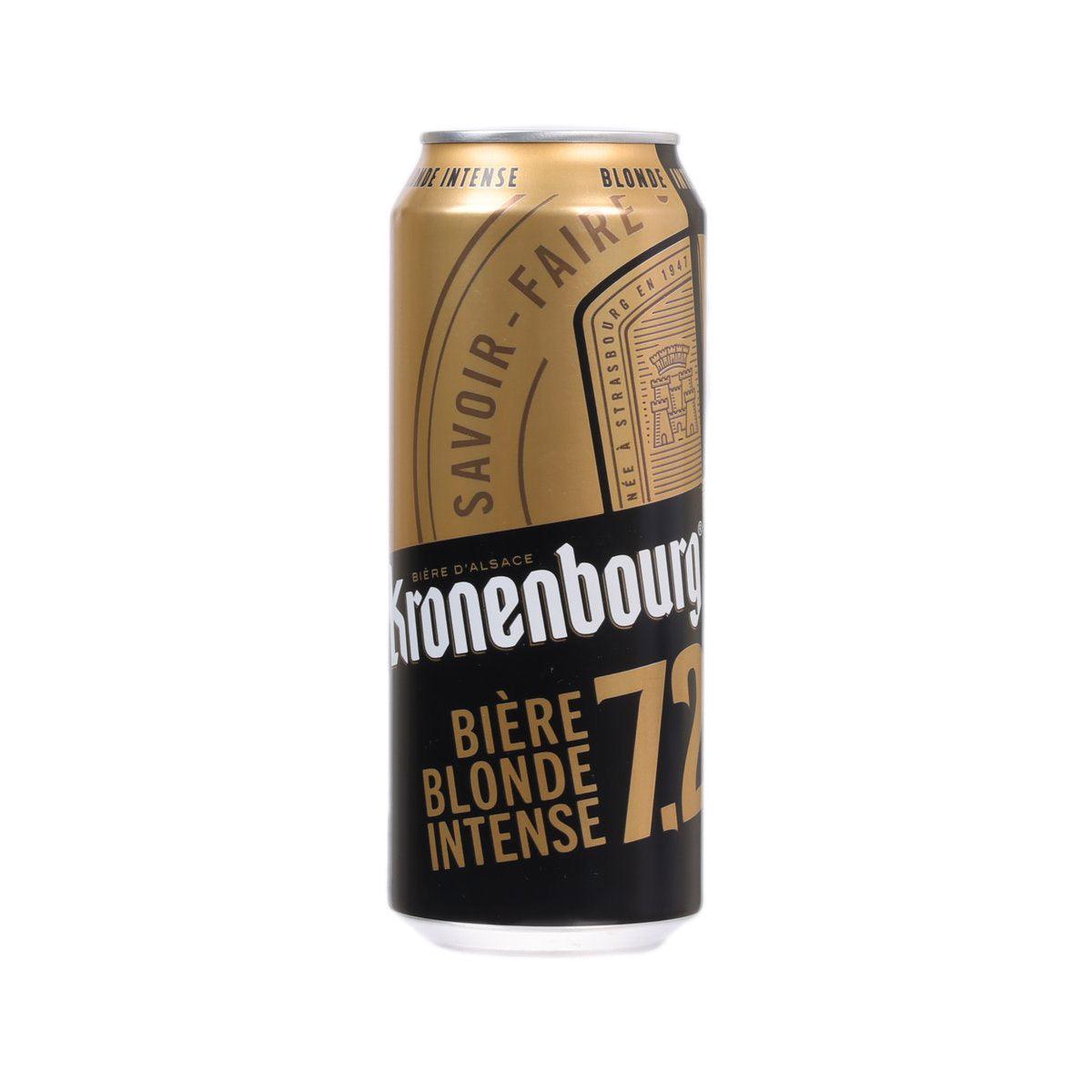 KRONENBOURG 1664 Blonde Beer 500mL can, gold and black label