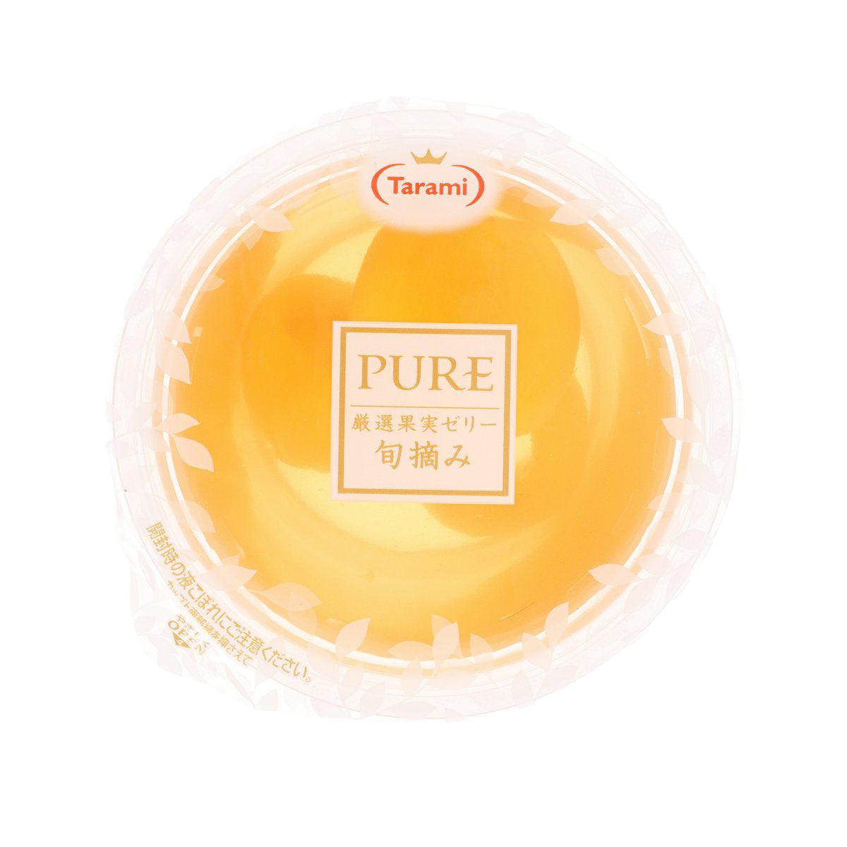TARAMI pure loquat jelly cup lid with PURE label