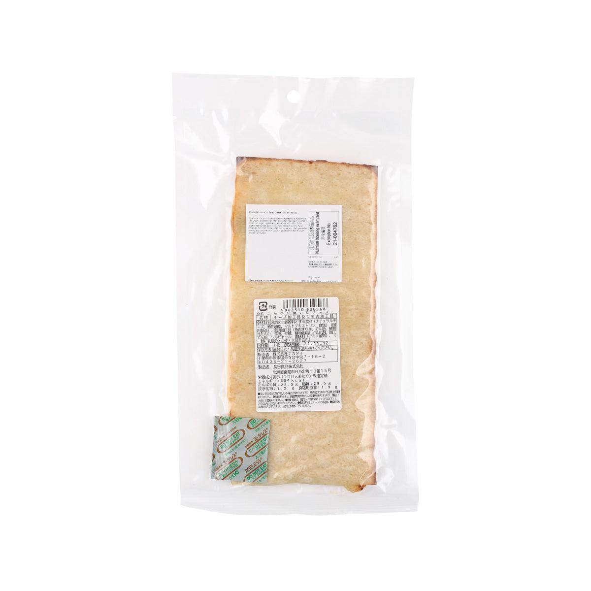 NAKADAI baked cheese with fish meat, sealed back with label stickers