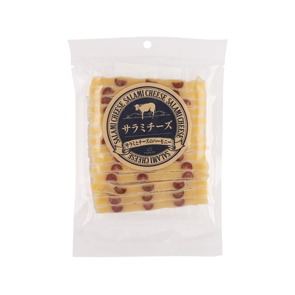 NAKADAI salami cheese snack bag with square cheese crackers inside