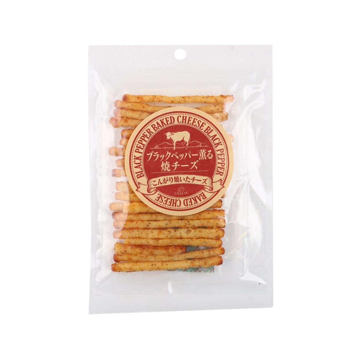 NAKADAI baked cheese snack pouch with black pepper crackers
