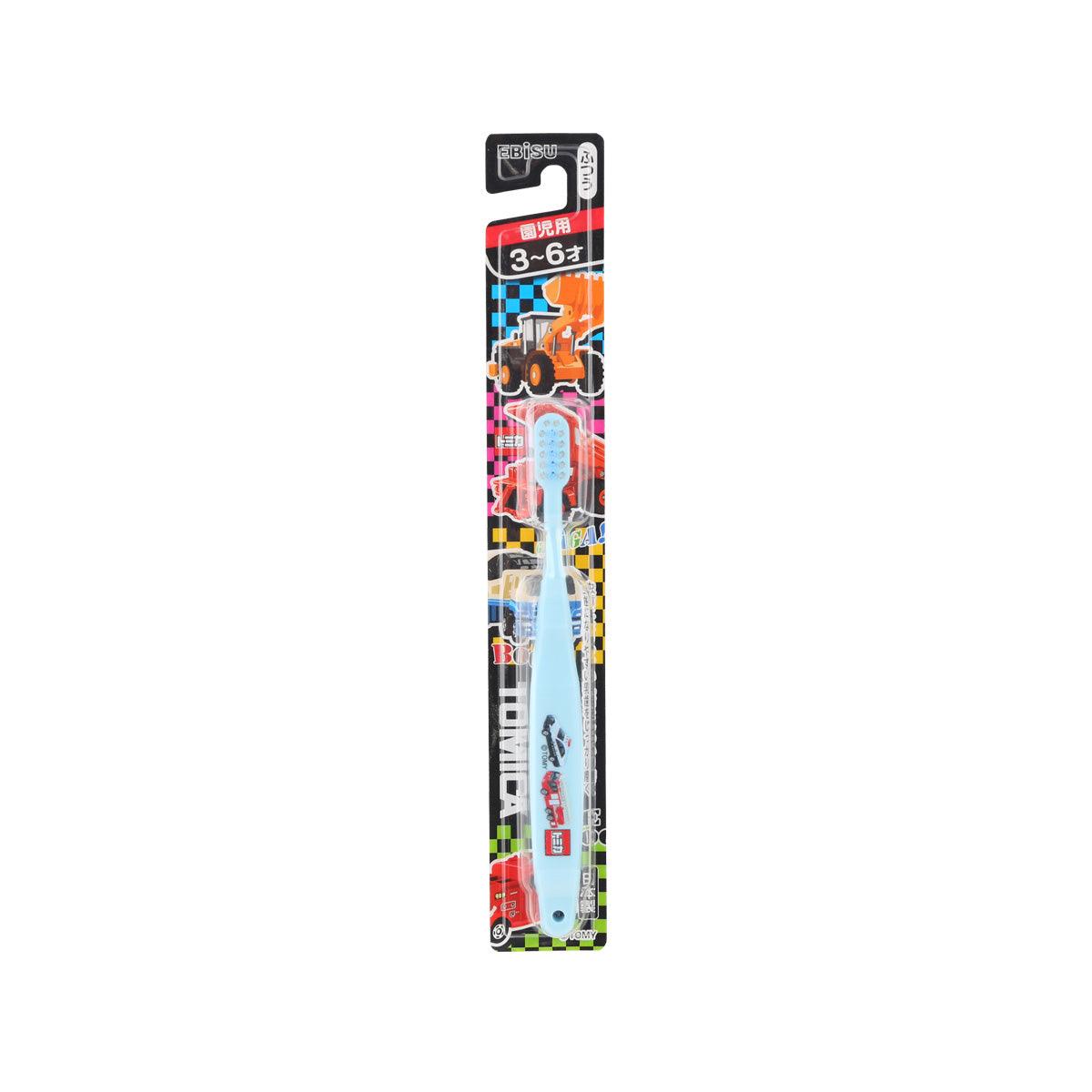 Kids toothbrush 3–6 years in blister pack, Tomica truck design, soft bristles