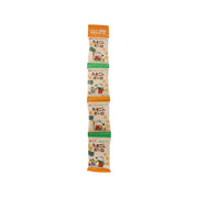 SOKENSHA egg bolo snack 4-pack pouches, front labels with orange design