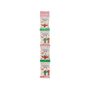 SOKENSHA strawberry milk bolo snack pouches, front labels with strawberry graphic