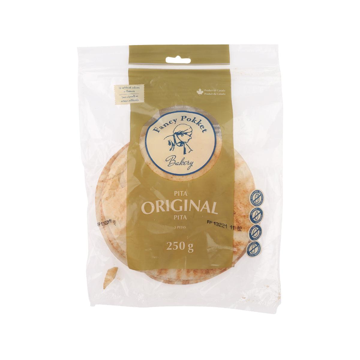 FANCY POKKET Original pita bread, 250g bag packaging