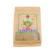 SAM GWAN coriander & fish soup noodles pouch, kraft bag with front label
