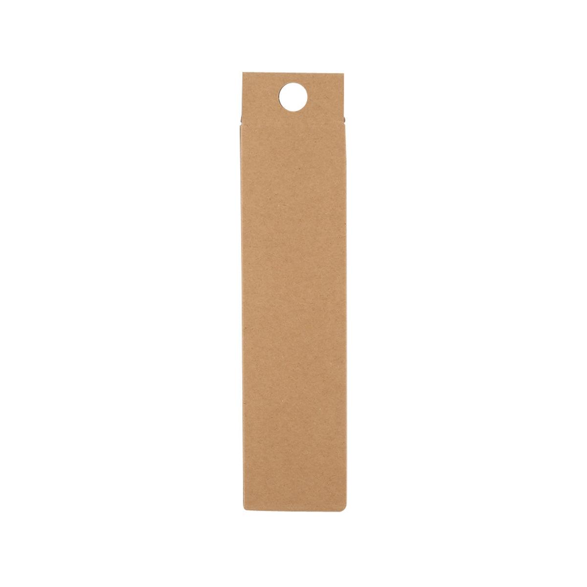 Cardboard sleeve for 12-pack Chinese spoon set with hanging hole