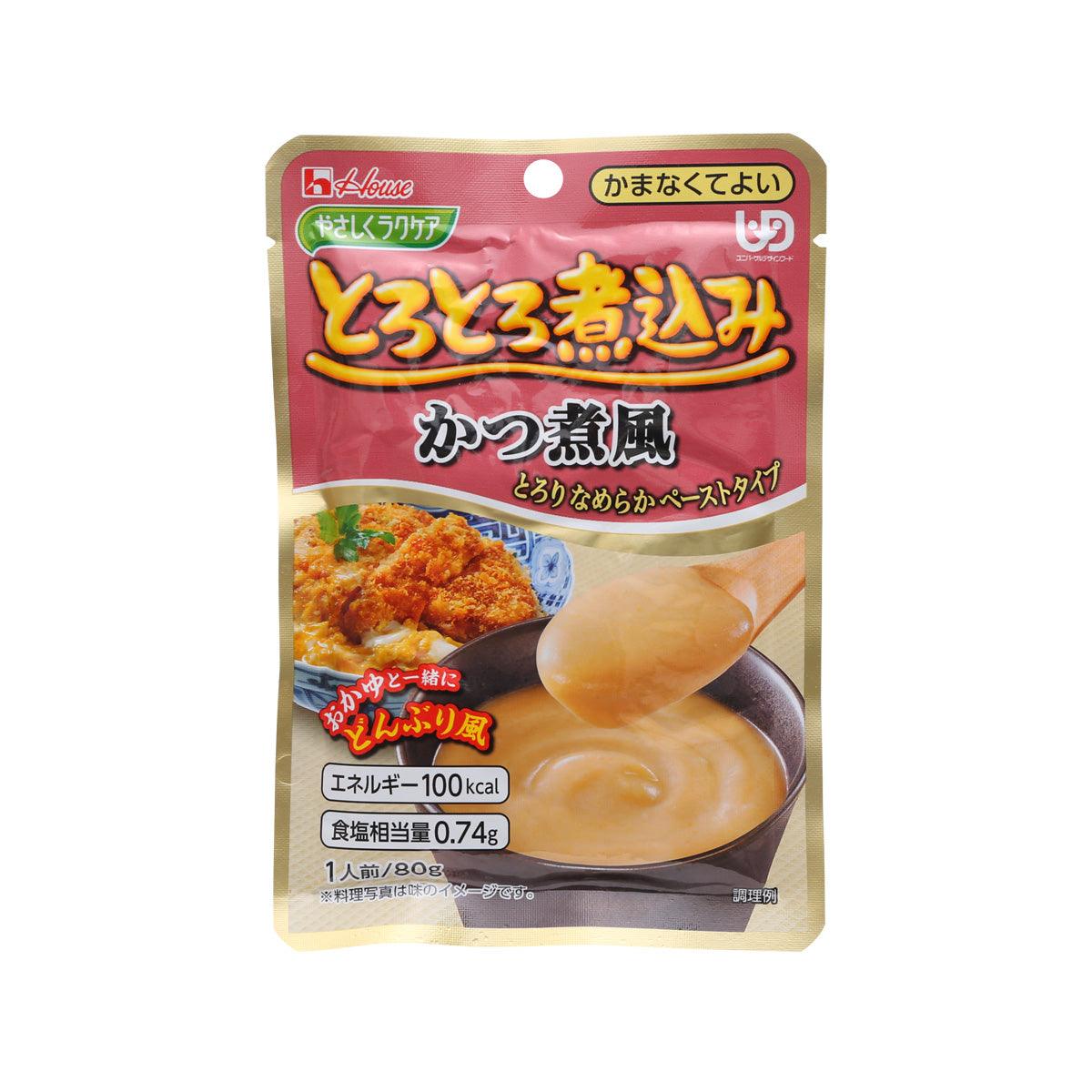 Microwavable meal pouch of scrambled egg with pork cutlet, 80 g